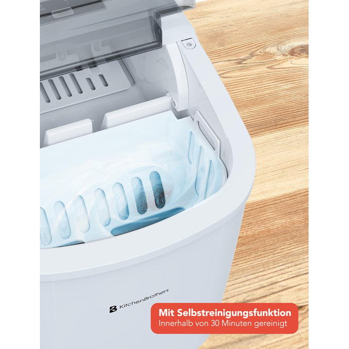 Льдогенератор 1,2 л 95 Вт белый KitchenBrothers