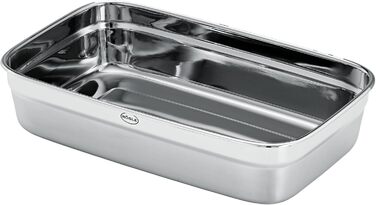 Контейнер для хранения 0,6л прямоугольный со стеклянной вакуумной крышкой FLEXX 2GO Rosle