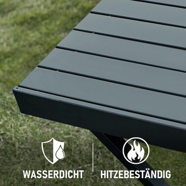 Складной кемпинговый стол 108x71 см черный TIMBER RIDGE