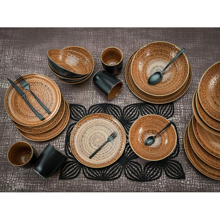 Набір посуду на 4 персони, 16 предметів, Villa Romana Terra Creatable