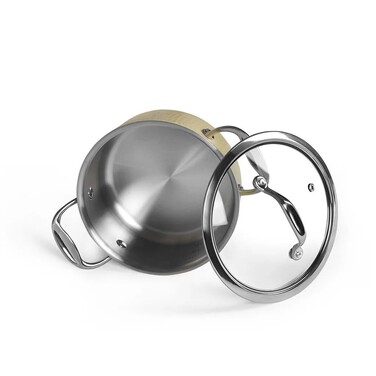 Кастель Fissman BRIGITTE 18x8,5 см/2 л с крышкой (5461)
