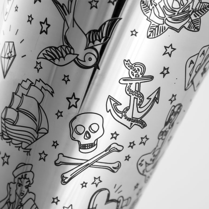 Набір бармена, 5 предметів, нержавіюча сталь, Tattoo, Urbanbar (Урбанбар)