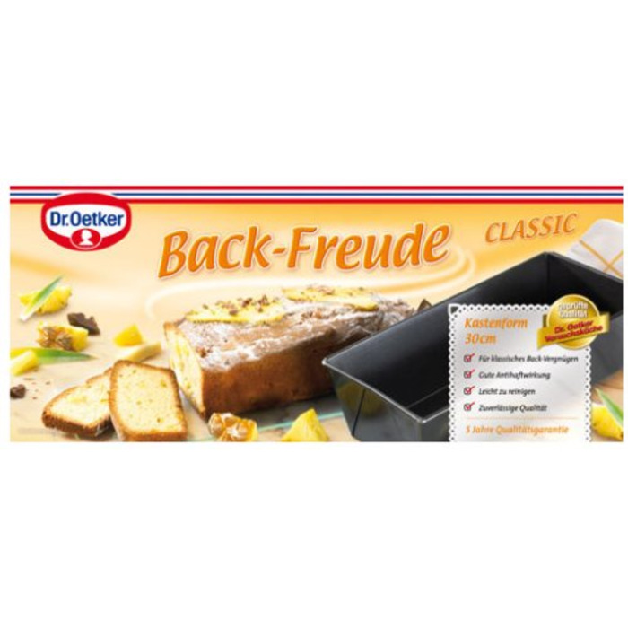 Форма для выпечки пирога/хлеба классическая 30 х 11 см Back - Freude Classic Dr. Oetker