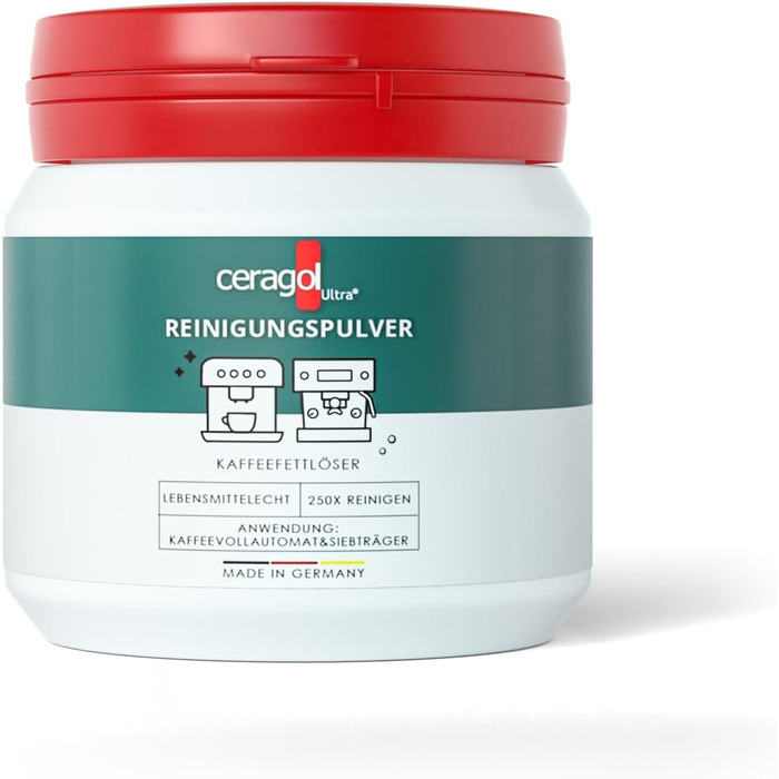 Порошок для чистки кофемашины 500 г ceragol ultra