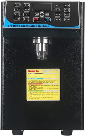 Автоматичний диспенсер фруктози 7.5 л - Кількісний дозатор фруктози 450 Вт, сиропник з нержавіючої сталі для фруктози, бульбашкового чаю, цукрового розчину. Розміри 25x36x40 см