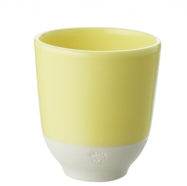 Чашка для чаю Revol Color Lab, лимонна, діам. 8 см h 8,8 см, 0,2 л
