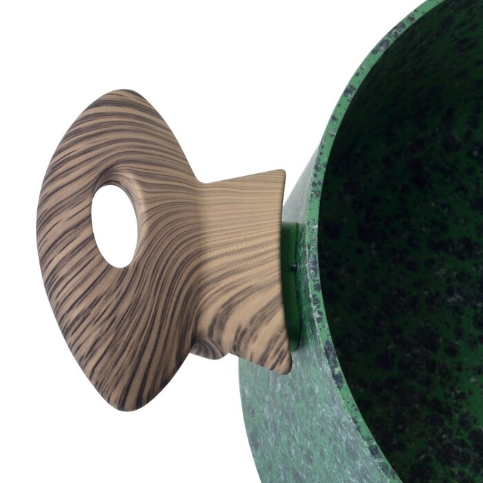 Кастрюля со стеклянной крышкой Fissman MALACHITE 20x9,8 см на 2,7 л (4318)