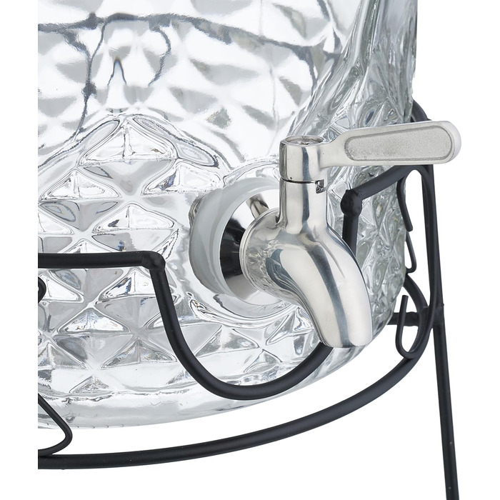 Диспенсер для напитков с стойкой 8 л Relaxdays