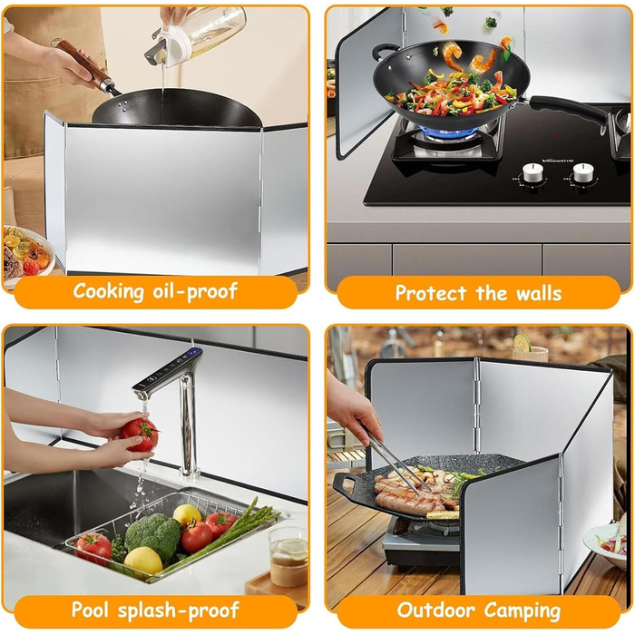 Посторонняя защита от брызг 96 х 30 см Generisch