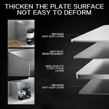 Складний настінний бризкозахисний екран для кухні 100 х 50 х 50 см Tauzveok