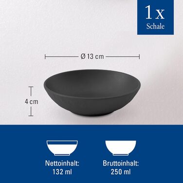 Десертная пиала 120 мл, черная Manufacture Rock Villeroy & Boch