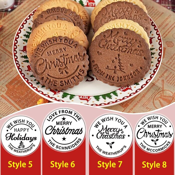 Штамп для різдвяного печива круглий 7,8 см