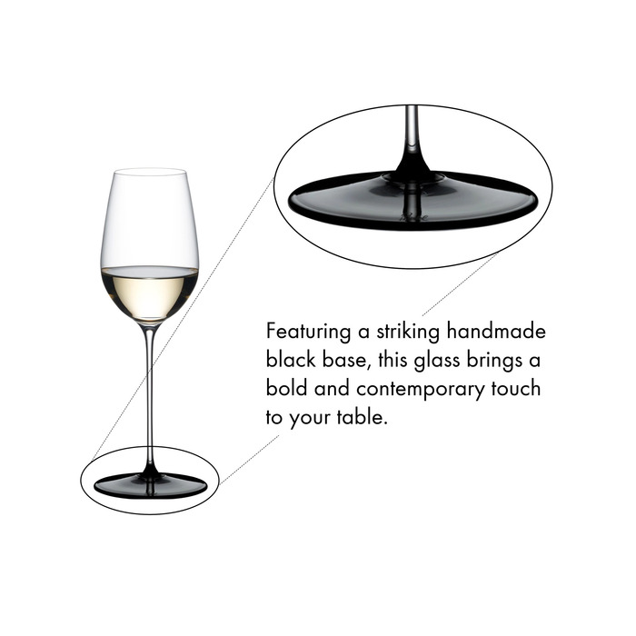Бокал для белого вина Рислинг 400 мл, Fatto A Mano Black Tie Riedel