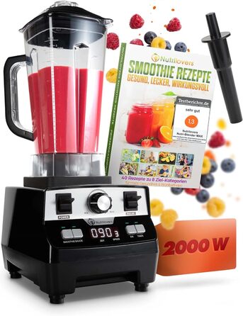 Високопродуктивний блендер 2 л 2000 Вт Nutrilovers