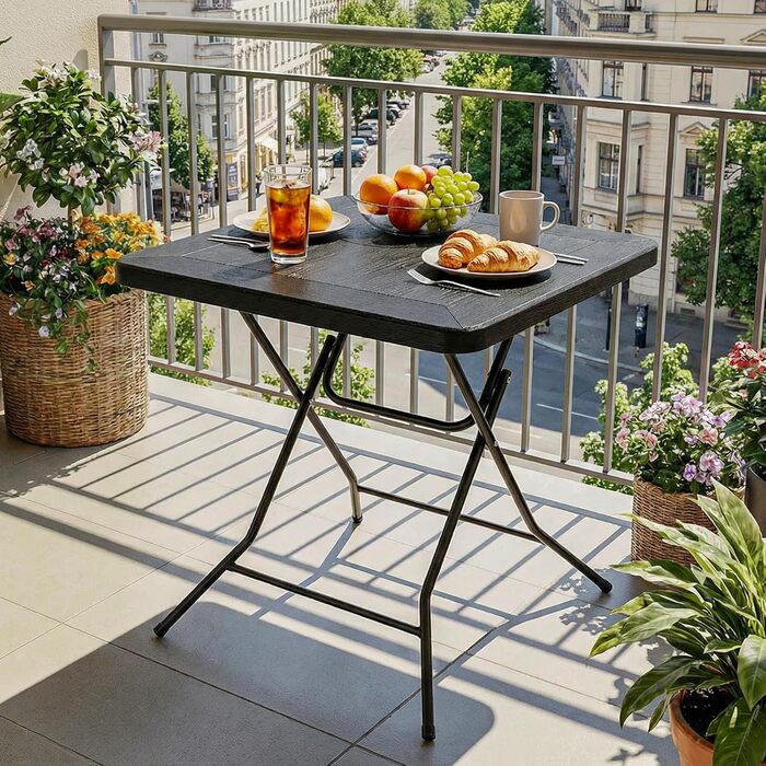 Розкладний стіл 80 x 80 x 74 см LIFERUN