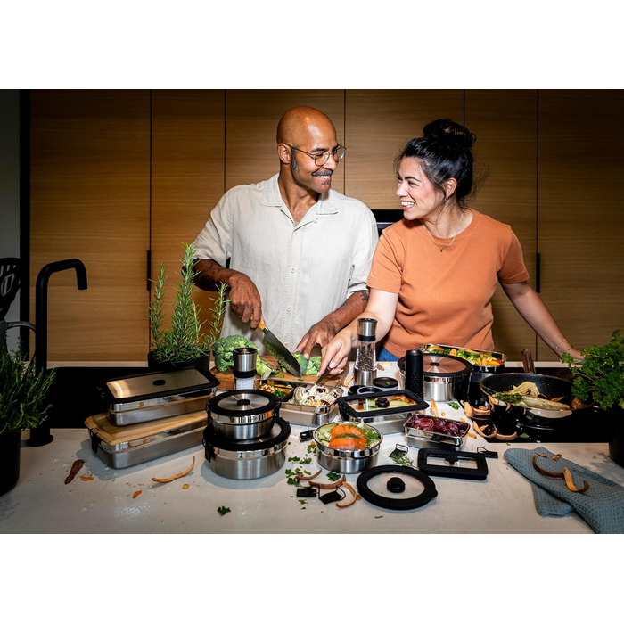 Контейнер для хранения 0,6 л прямоугольный, нержавеющая сталь FLEXX 2GO Rosle