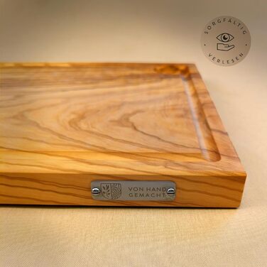 Обробна дошка з натурального оливкового дерева 50 х 35 см das Olivenholzbrett