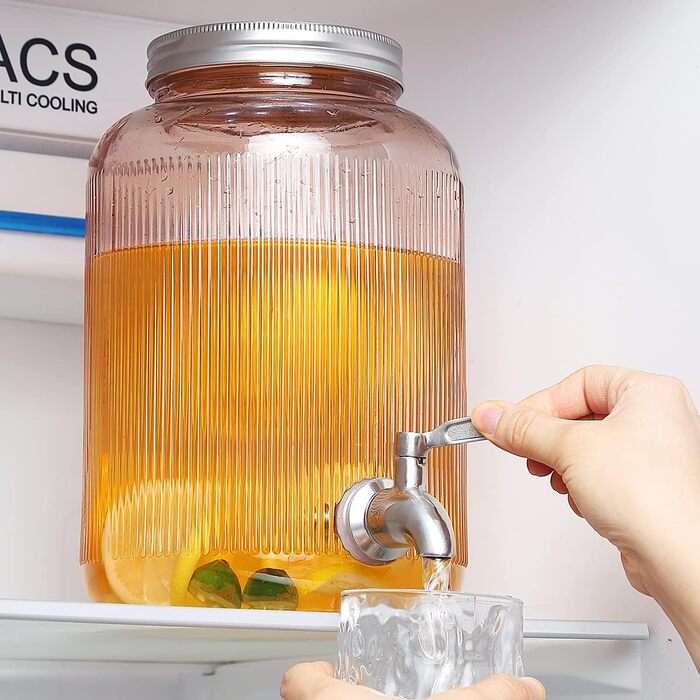 Стеклянный диспенсер для напитков 4 л Berglander