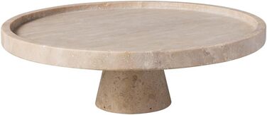 Сервірувальна тарілка 28 см на ніжці, бежевий Travertine Manufacture Villeroy & Boch