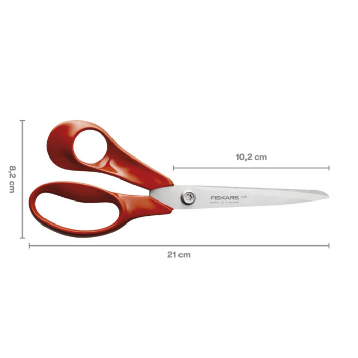 Ножиці Fiskars універсальні для шульги 21 см (1075035)