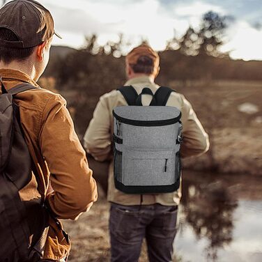 Терморюкзак 17 л сірий Dtaigou