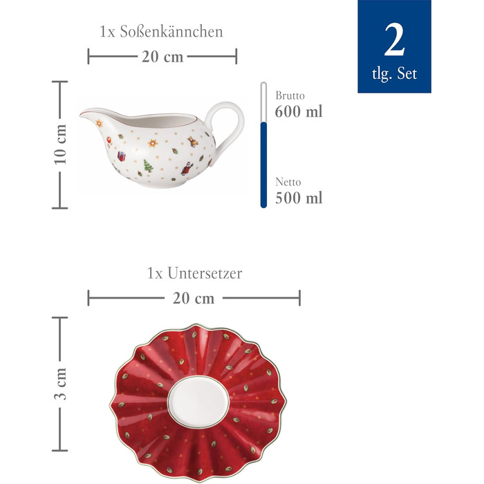 Соусник 500 мл с блюдцем Toy's Delight Villeroy & Boch