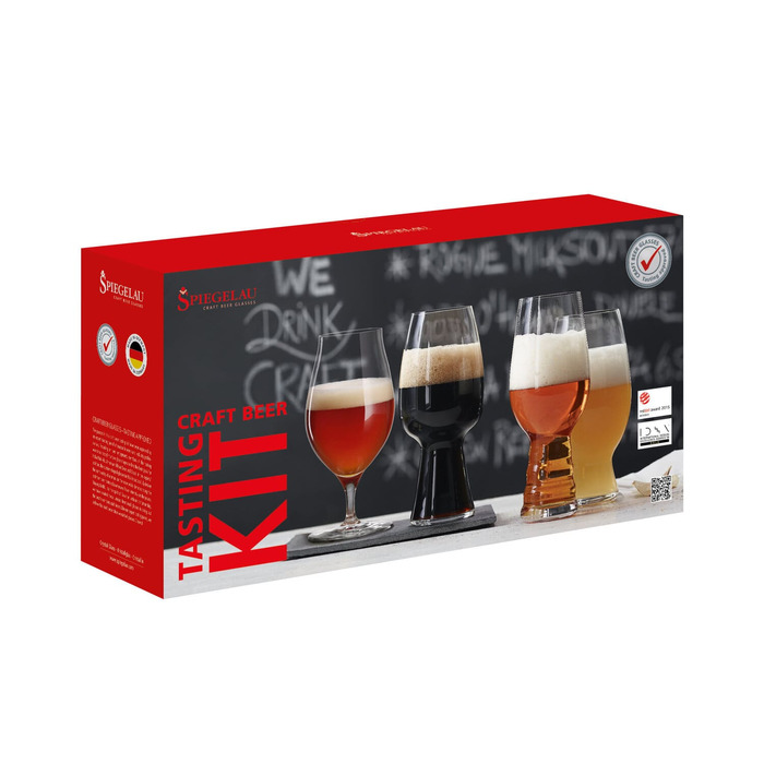 Набір пивних бокалів для дегустації 4 предмета Tasting Kit Craft Beer Glasses Spiegelau