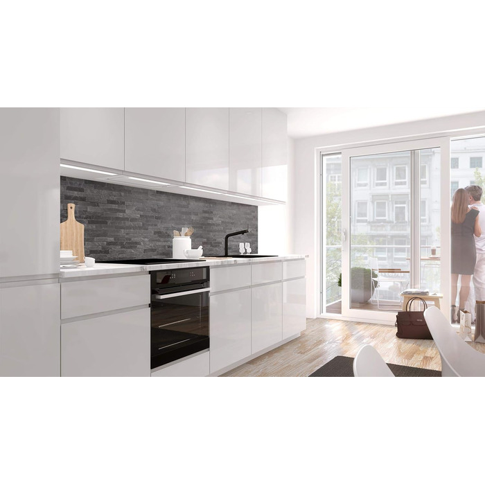 Самоклеючий кухонний фартух StickerProfis Pro STONE WALL Luxury 60 x 280 см DIY - Зроби сам ПВХ бризкозахисний екран В 60 см x Ш 280 см Pro