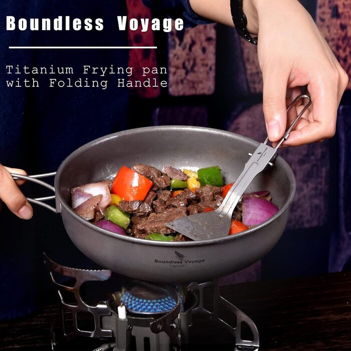 Титанова сковорода зі складною ручкою Ti15144B Boundless Voyage
