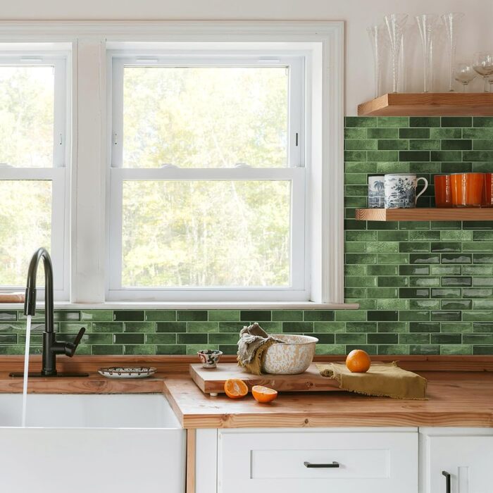 Самоклеящиеся премиальные наклейки для кухни 30 х 30 см TRADEDOWNCO PEEL & STICK TILES