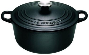 Каструля / жаровня 22 см, чорний Le Creuset