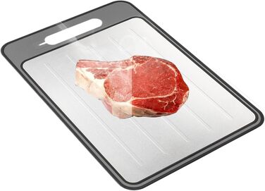 Дошка для розморожування та нарізання 31,1 х 21 см, білий/сірий SMELEYOU