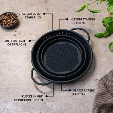 Складаний силіконовий друшляк Hoffmann