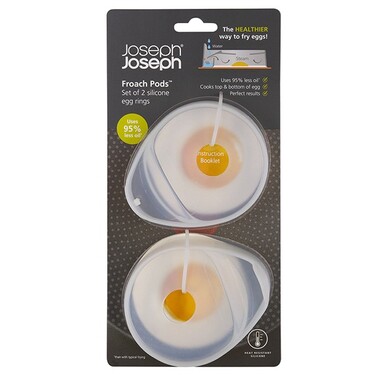 Набір для смаження яєць Joseph Joseph Froach Pods, білий, 4,5 х 11,8 х 10 см
