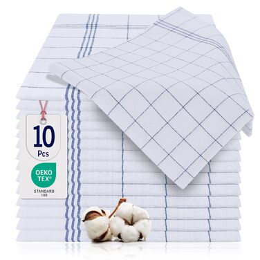 Набір з 10 кухонних рушників 50 x 70 см, синій BARBONS