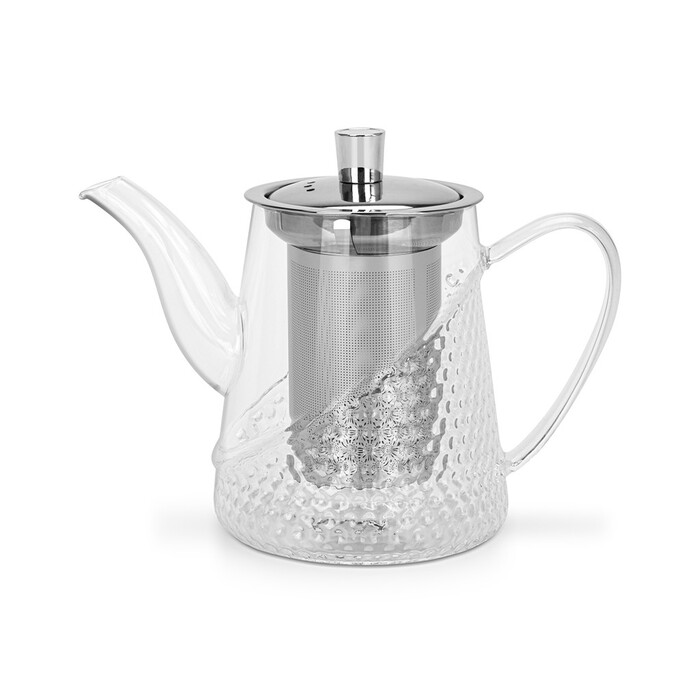 Чайник для заварювання Fissman 600 мл зі сталевим фільтром жаростійке скло (9172)