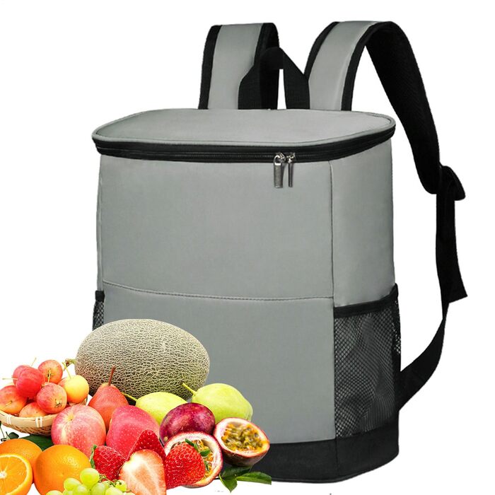 Большой терморюкзак серый Generisch