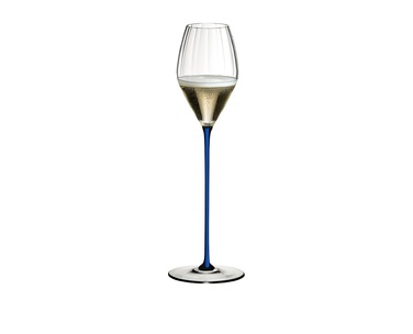 Бокал для шампанского 375 мл, синяя ножка, High Performance Riedel