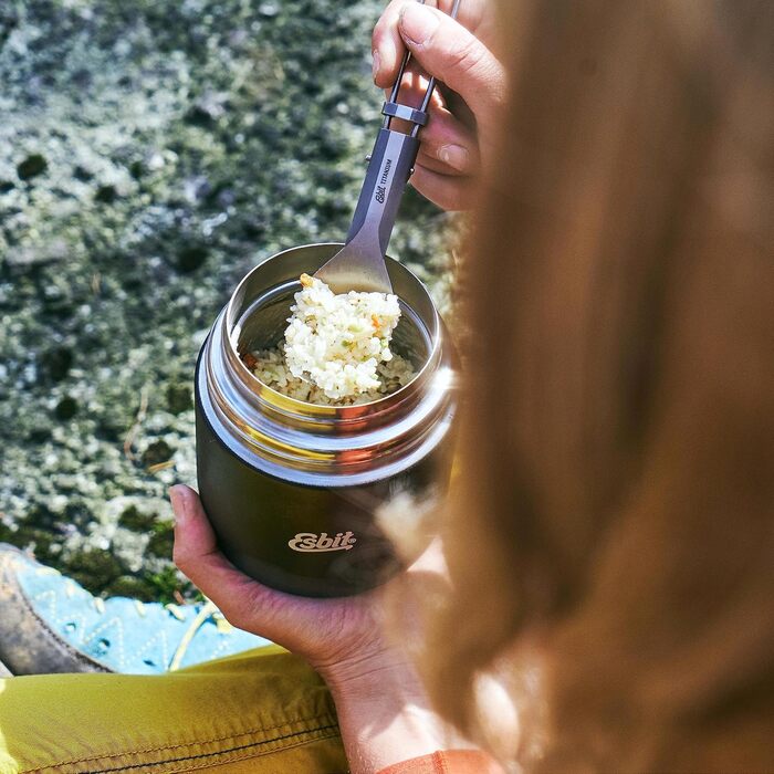 Сложная титановая ложка для кемпинга Esbit