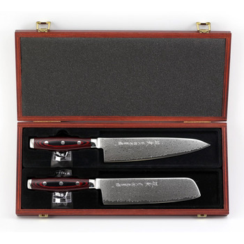 Набор ножей в эксклюзивной деревянной коробке Yaxell