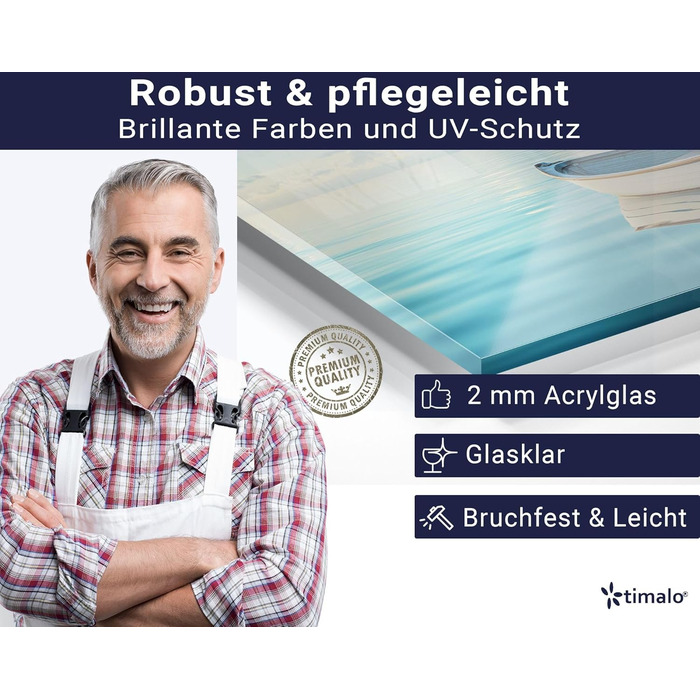 Кухонний фартух Timalo зі скляним виглядом Північне море, очерет, захід сонця, океан, солома 2-мм акрилове скло Бризкозахисна стінка для плити, скляний кухонний фартух, акрилові скляні стінові панелі, захисна панель для фартуха (280 x 58 см, 302- Весловий
