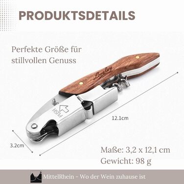 Професійний сомельє-ніж 3-в-1 LEONARDINO