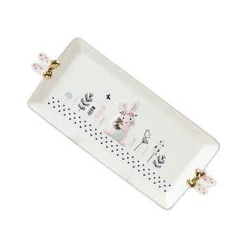 Керамічна сервірувальна тарілка до Великодня SOLUSTRE