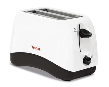 Tefal Тостер Delfini2, 850Вт, пластик, білий+чорний