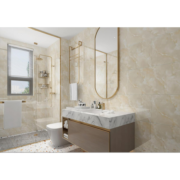 Клейка плитка мармуровий дизайн 60 х 30 см 12 шт H-basics