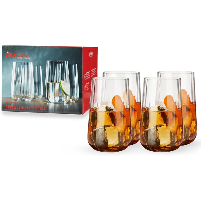 Склянки для лонг-дринків, набір 4 предмети, LifeStyle Spiegelau