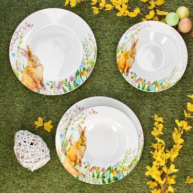 Набір посуду з 12 предметів на 6 осіб до Великодня MamboCat