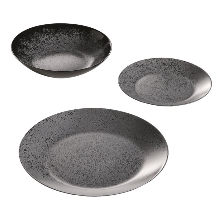 Тарілка десертна Luminarc Slate Black, 18 см (6788146)