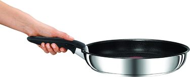 Набір посуду для індукційного приготування Tefal Ingenio Preference On з 15 предметів, зі знімною ручкою, що штабелюється, економить місце, з антипригарним покриттям, простий у використанні та чищенні, L97495 Набір посуду для каструль та сковорідок (набір