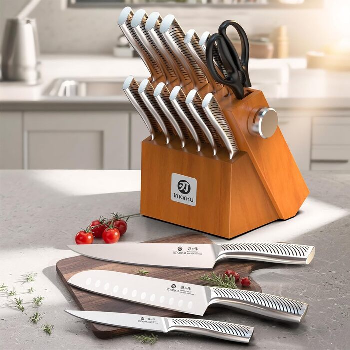 Набір ножів 14 предметів з японської сталі imarku